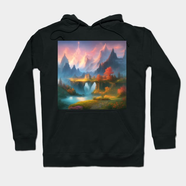 Dreamcore Nature Scene Hoodie by CursedContent